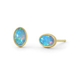 Baxter Moerman Australian Crystal Opal Studs - 0.62ctw