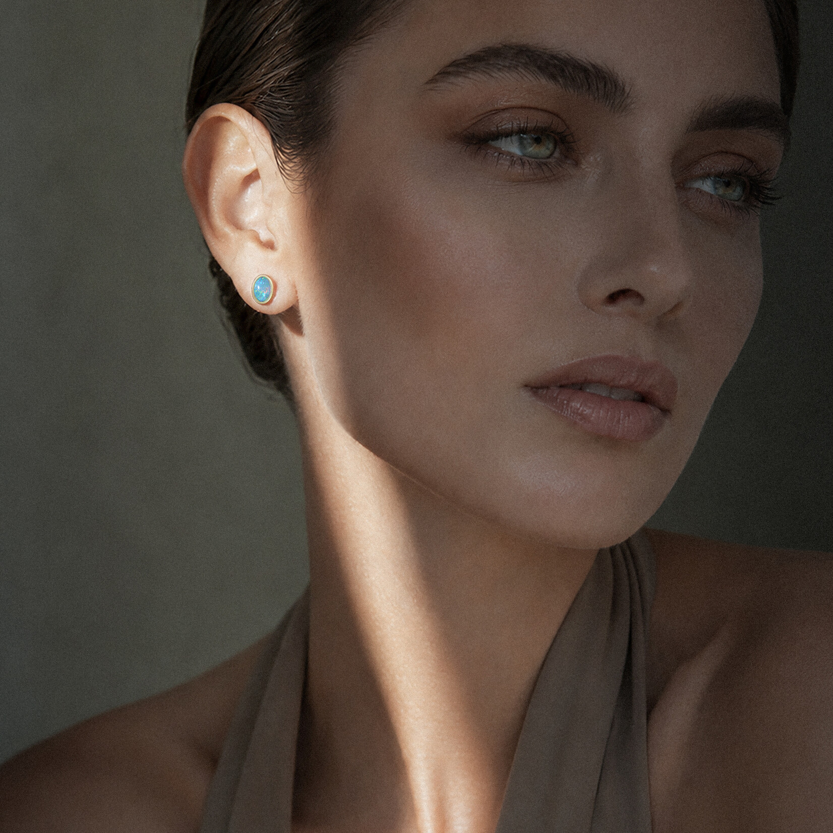 Baxter Moerman Australian Crystal Opal Studs - 0.62ctw