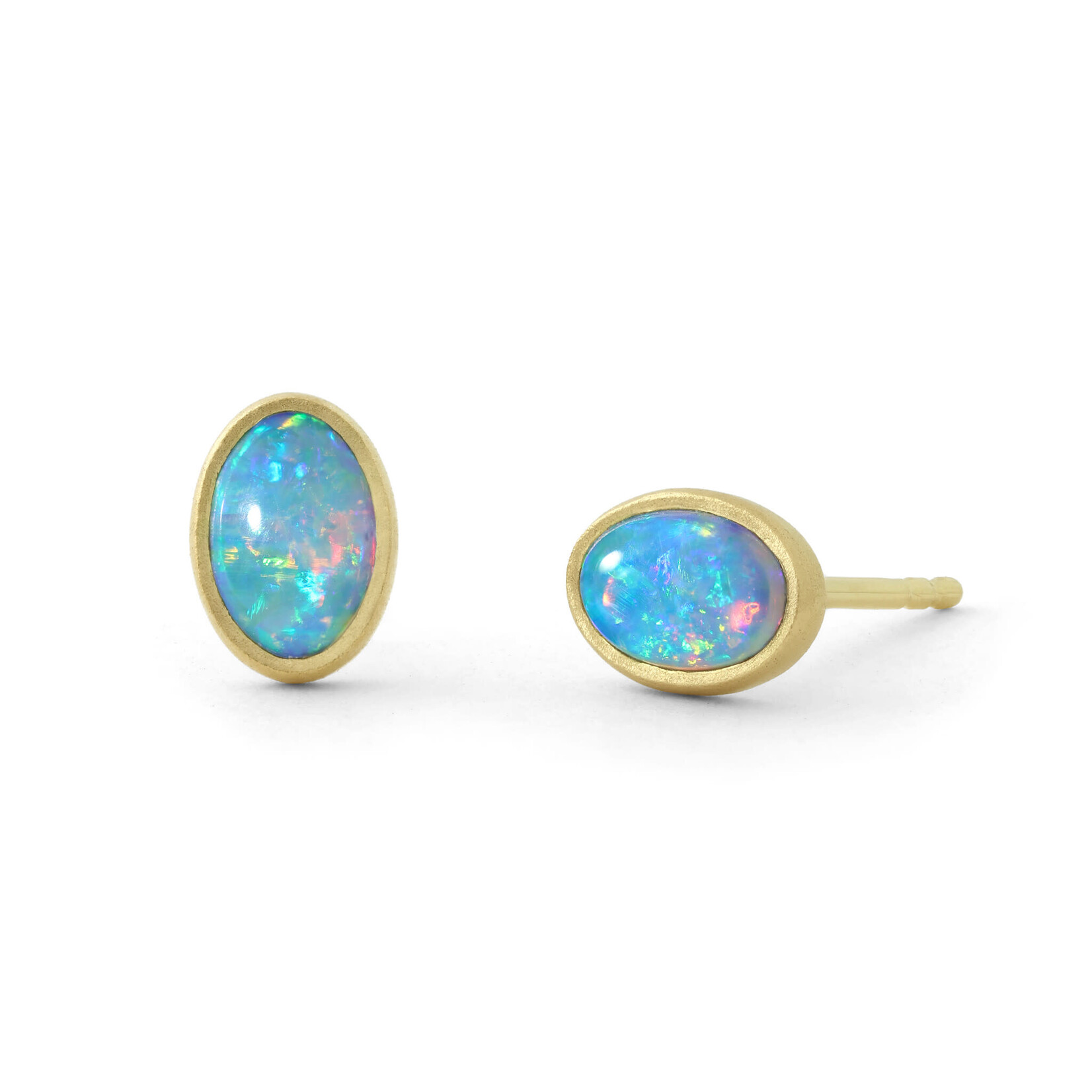 Baxter Moerman Australian Crystal Opal Studs - 0.62ctw