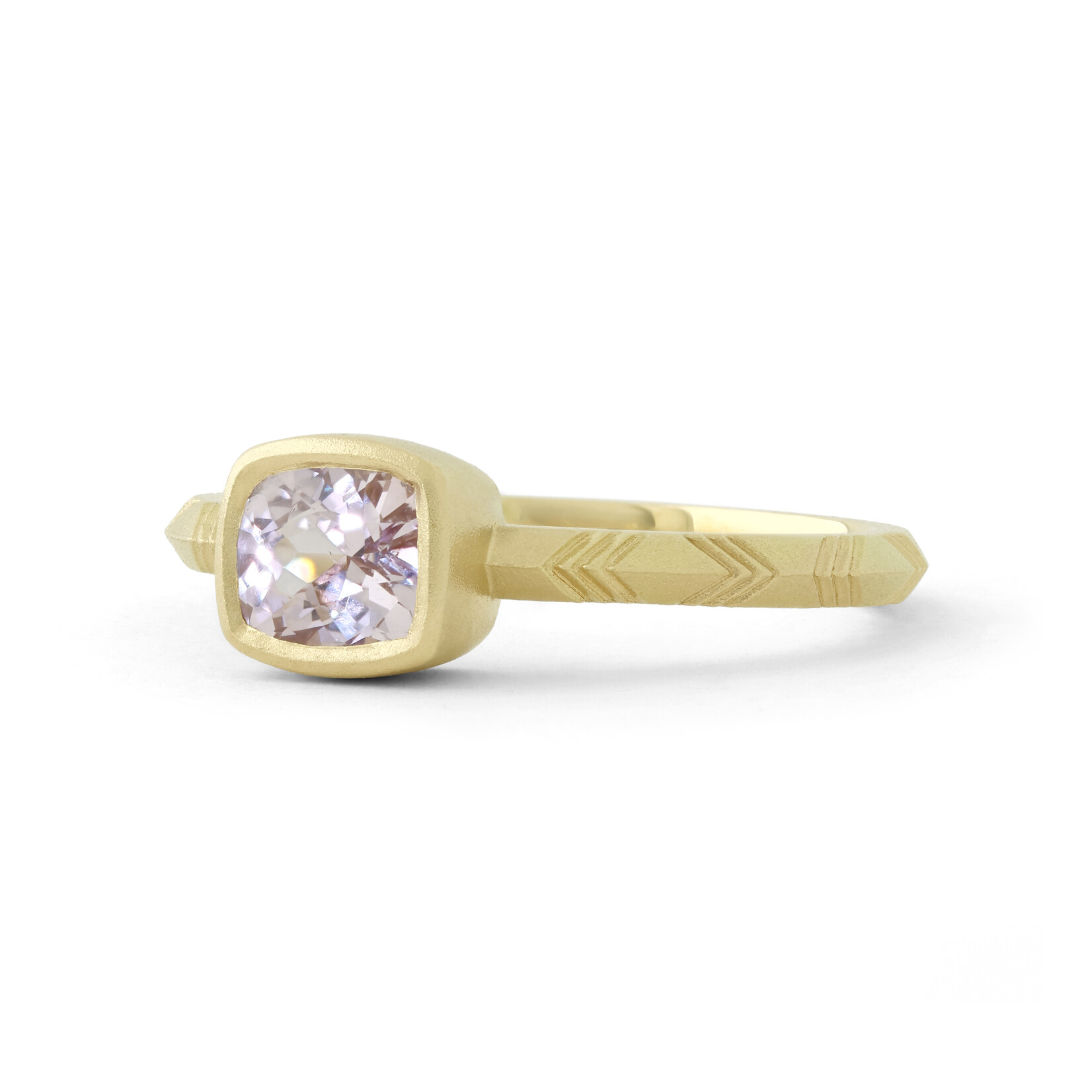 Baxter Moerman Shelby Ring  with Peach Sapphire