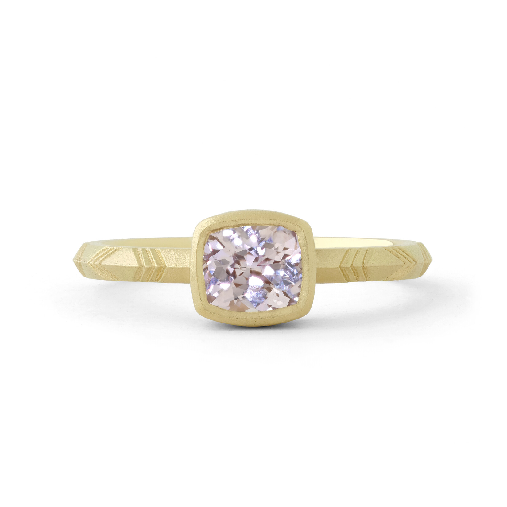 Baxter Moerman Shelby Ring  with Peach Sapphire