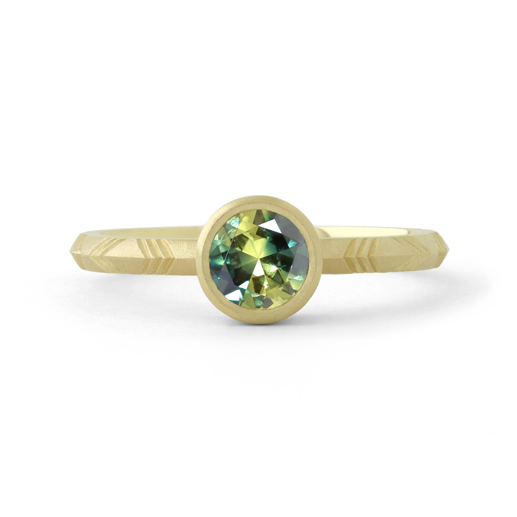 Baxter Moerman Shelby Ring with Parti Sapphire