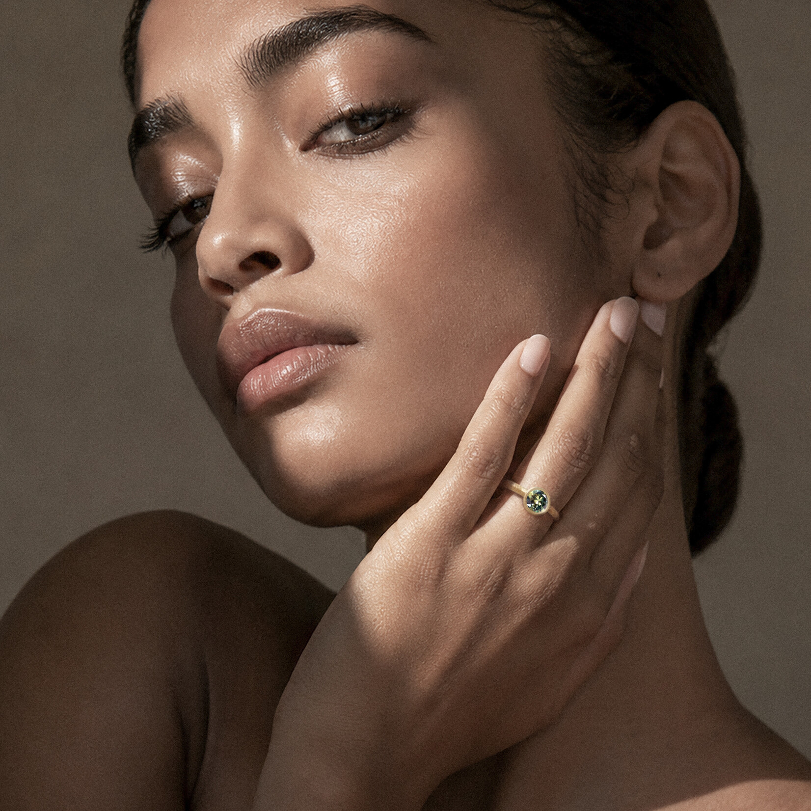 Baxter Moerman Shelby Ring with Parti Sapphire