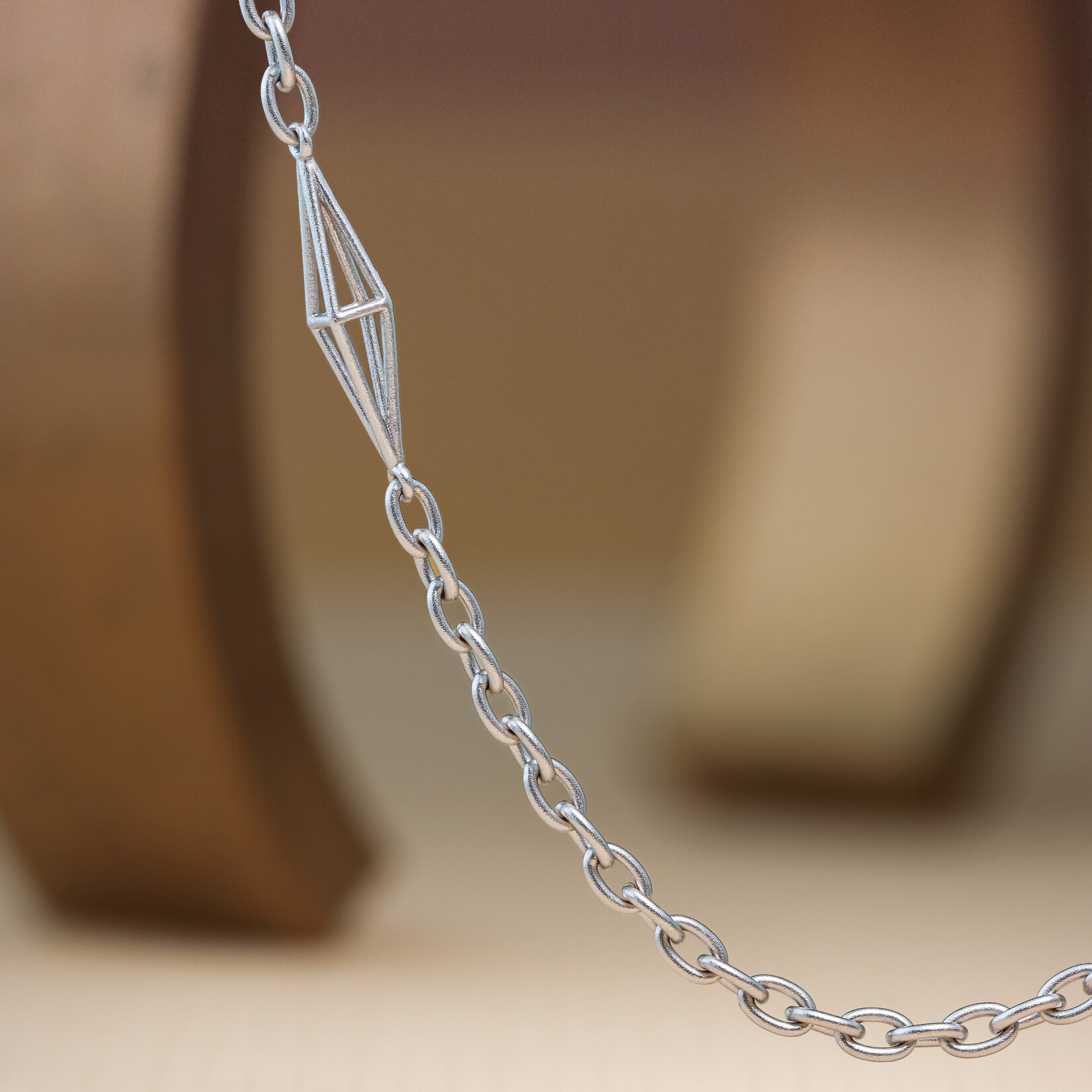 Ballast Necklace in Platinum