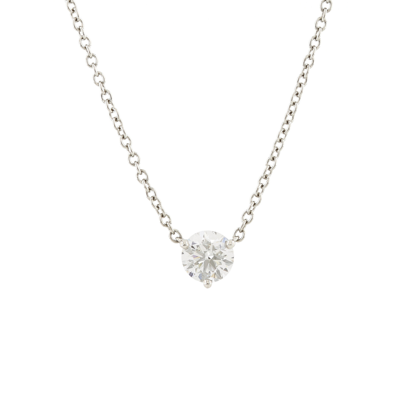 Baxter Moerman Diamond Solitaire Necklace 1/2 Carat