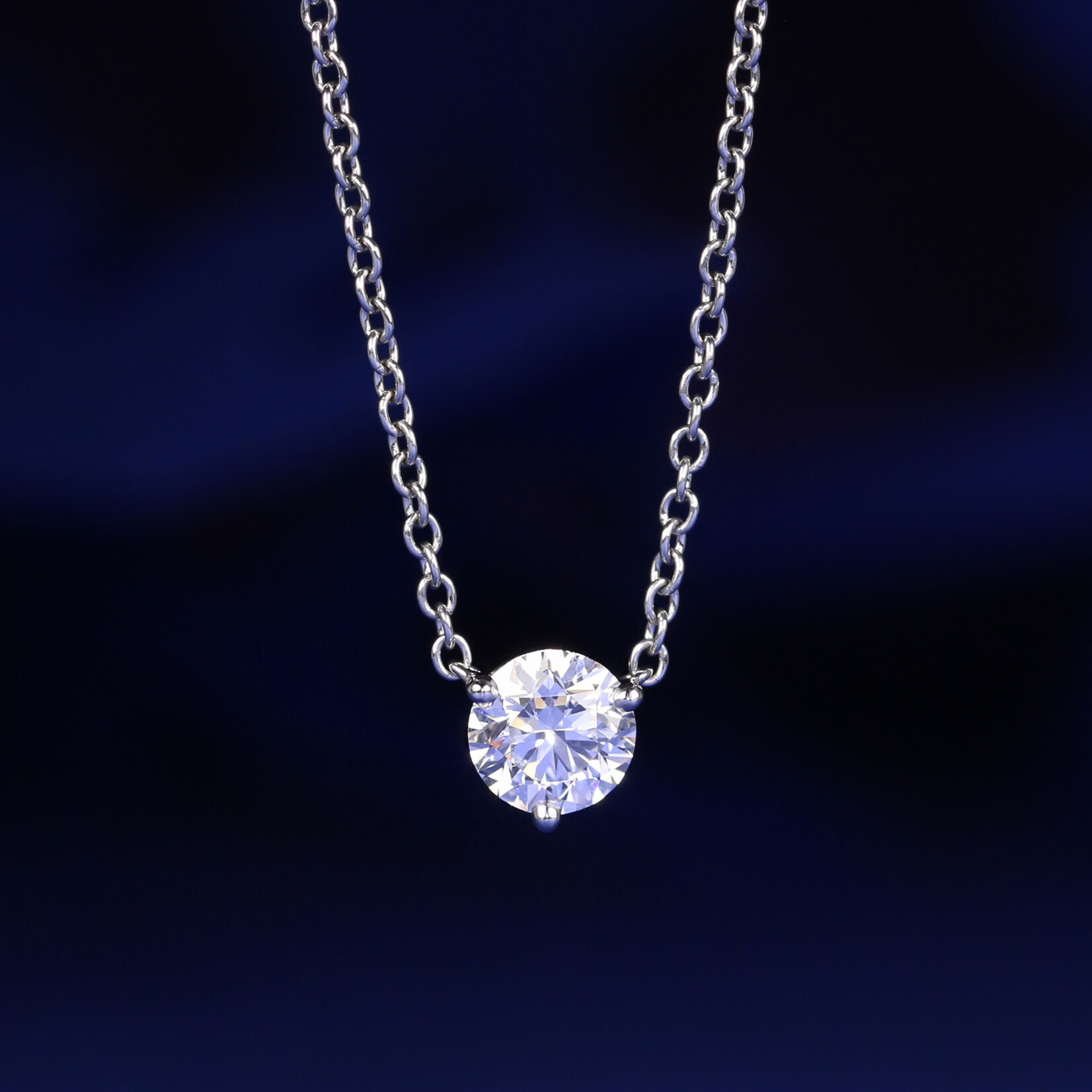 Baxter Moerman Diamond Solitaire Necklace 1/2 Carat