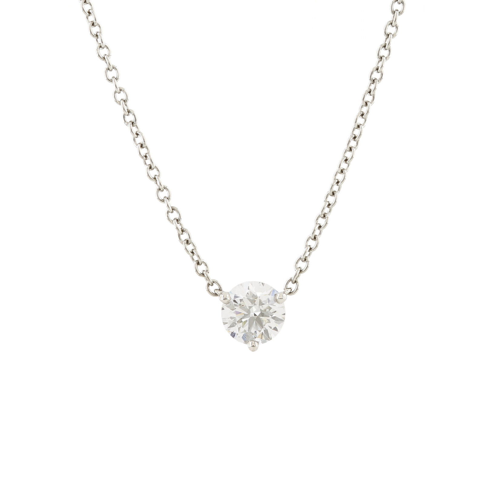 Baxter Moerman Diamond Solitaire Necklace 1/2 Carat
