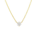 Baxter Moerman 18K Diamond Solitaire Necklace 3/4 Carat