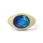 Baxter Moerman Aura Ring with 2.38ct Australian Black Opal
