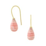 Rhodocrosite Drop Earrings