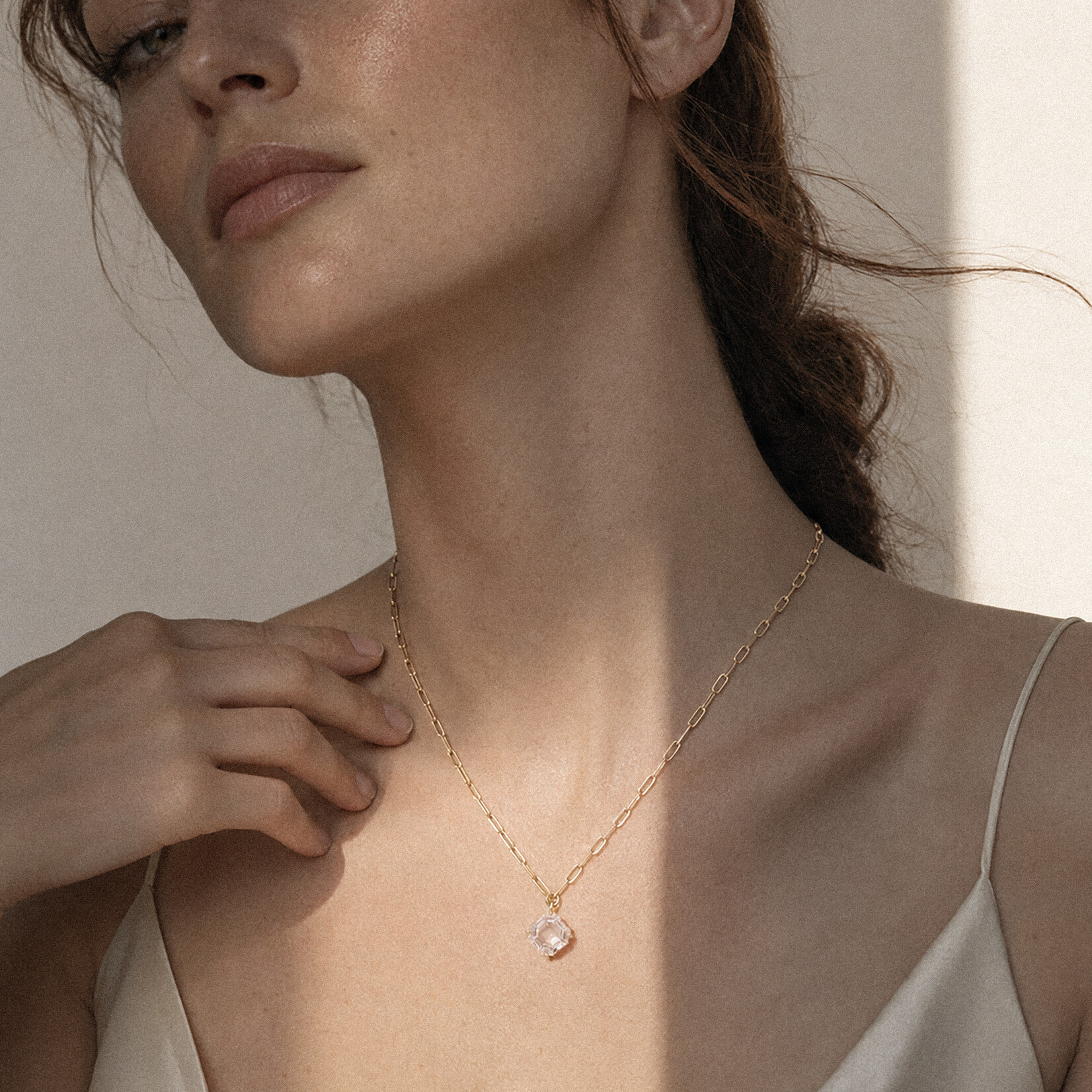 Baxter Moerman Isla Necklace with Morganite