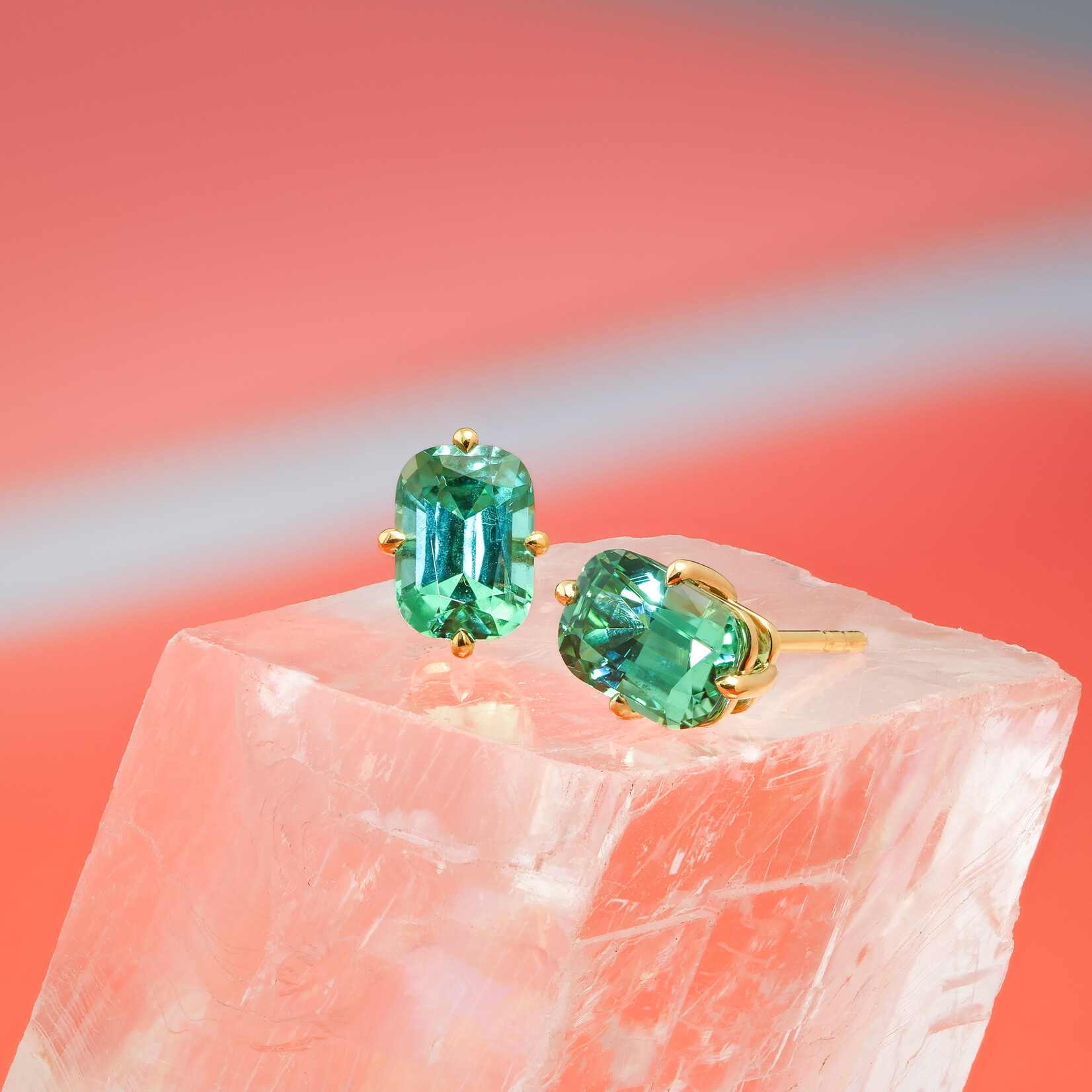 Baxter Moerman Isla Studs withTourmalines