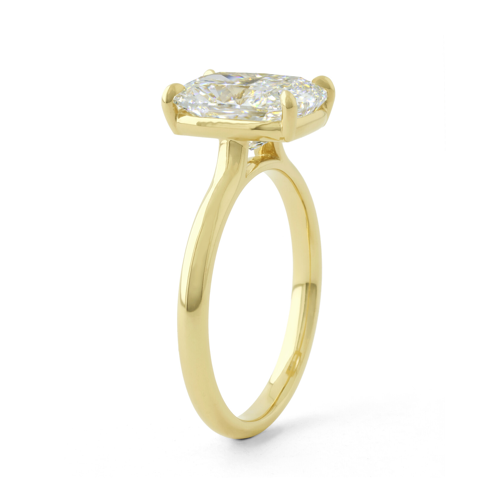 Baxter Moerman Abby Ring with Cushion Cut Lab-Grown Diamond
