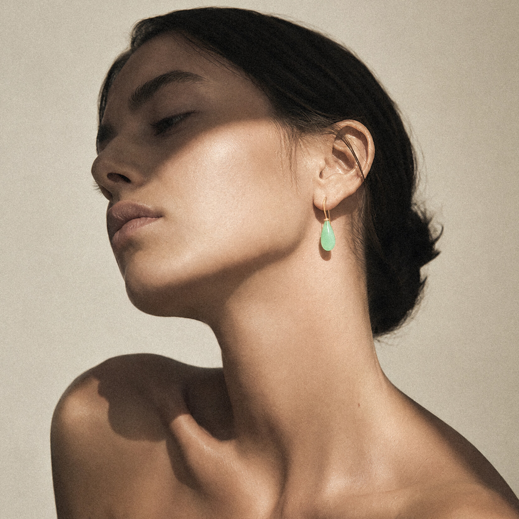 Australian Chrysoprase Drop Earrings