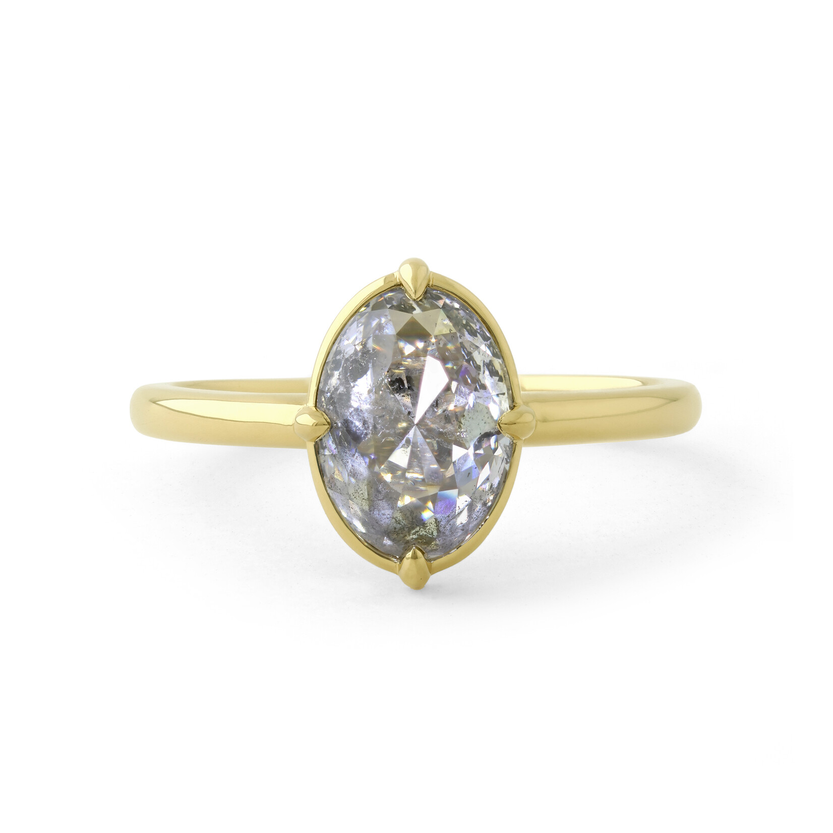 Baxter Moerman Quinn Ring with Salt & Pepper Diamond