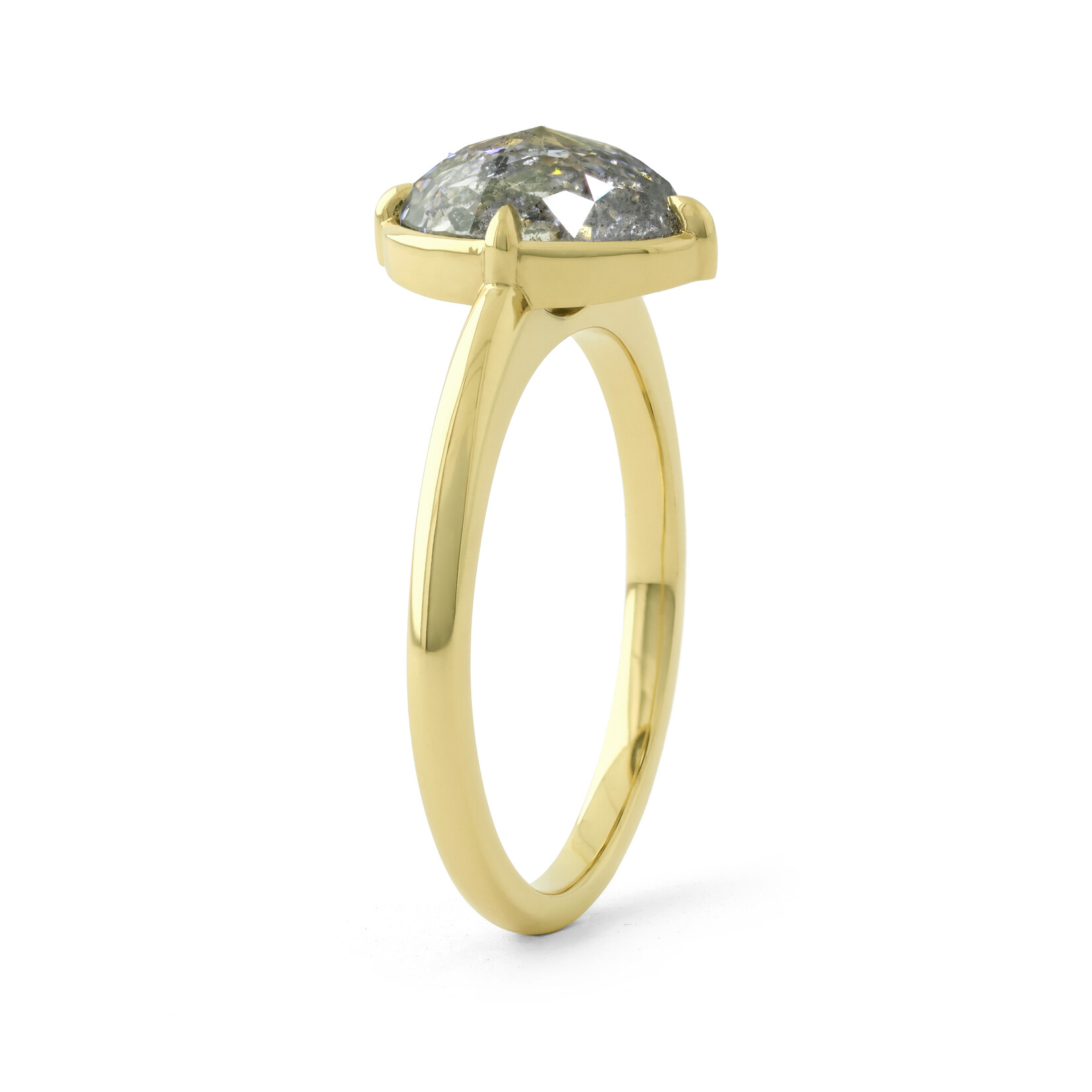 Baxter Moerman Quinn Ring with Salt & Pepper Diamond