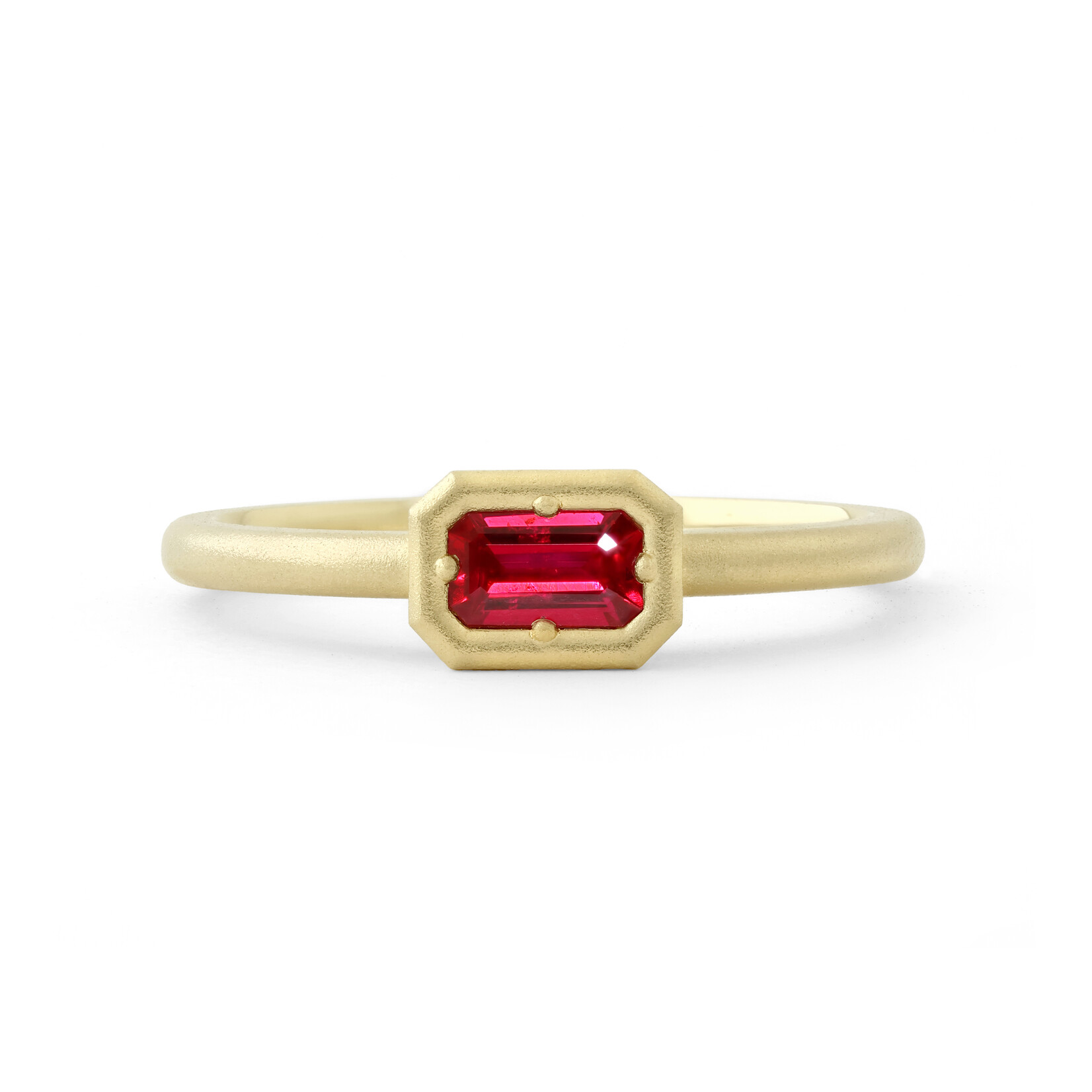 Baxter Moerman Anika Ring with Ruby
