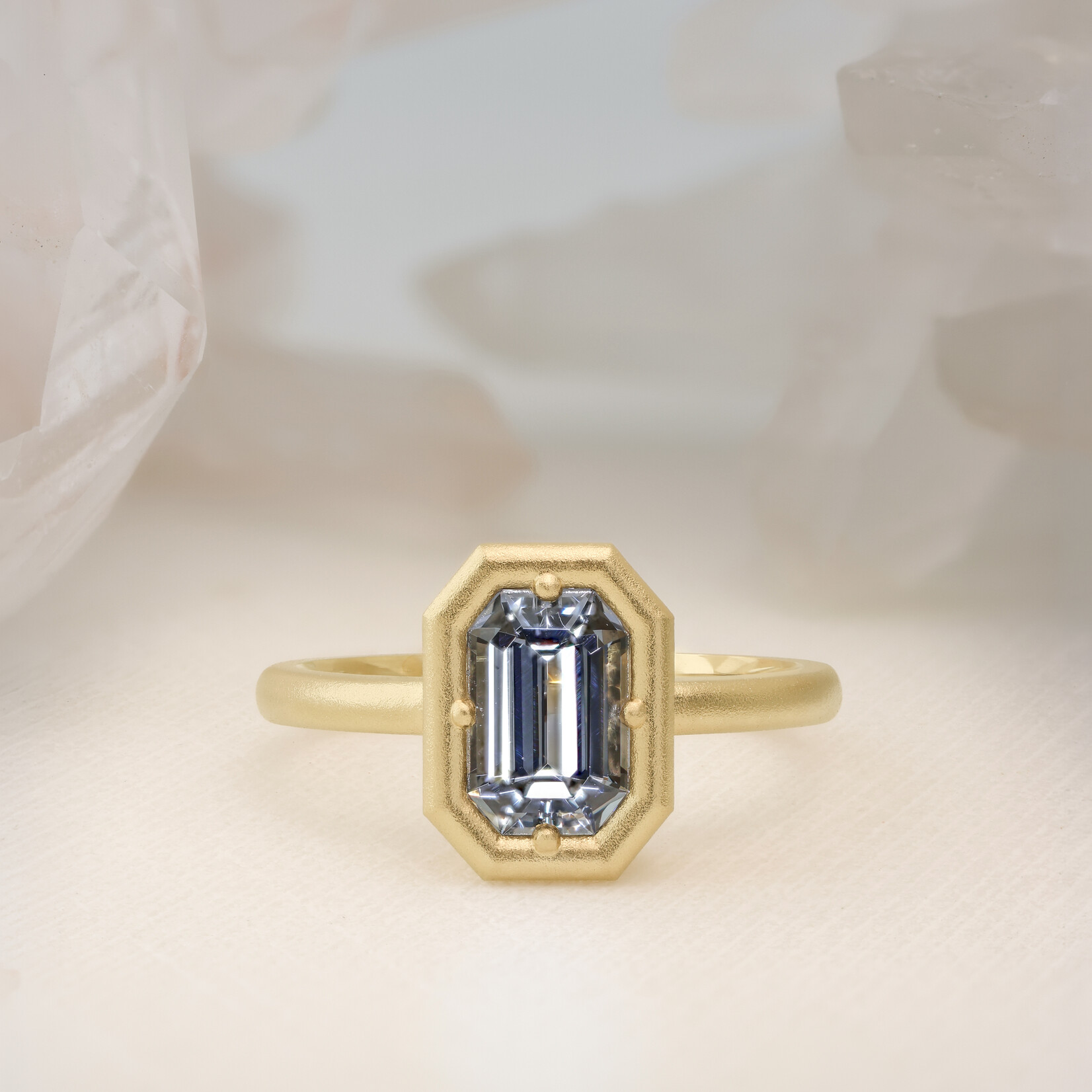 Baxter Moerman Anika Ring with Grey Spinel