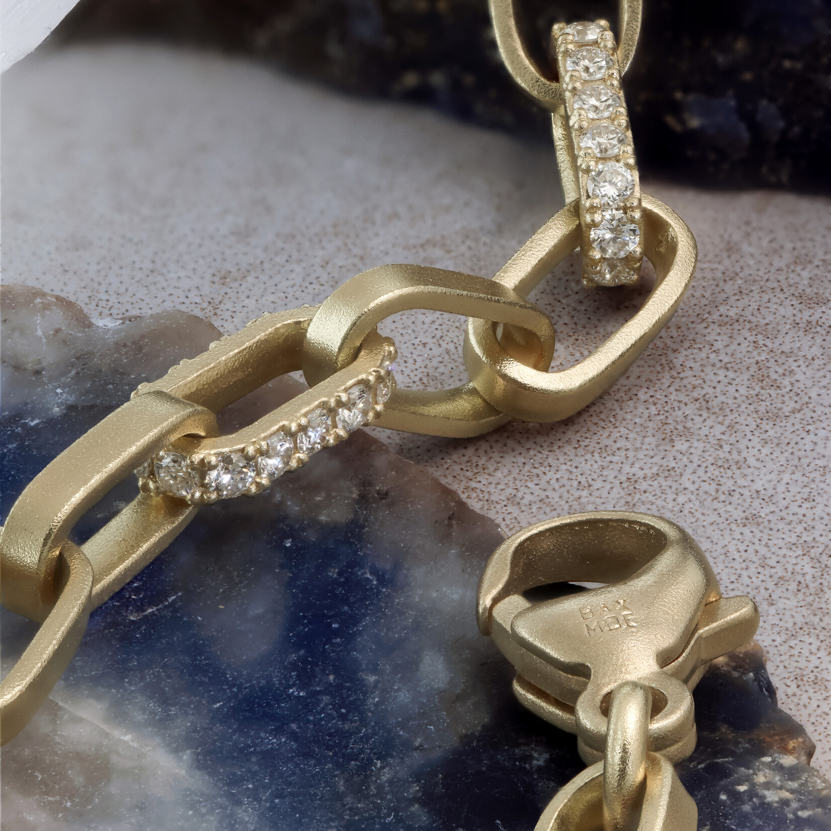 Baxter Moerman Roxy Diamond Link Bracelet in 18K Yellow Gold, 1.26ctw