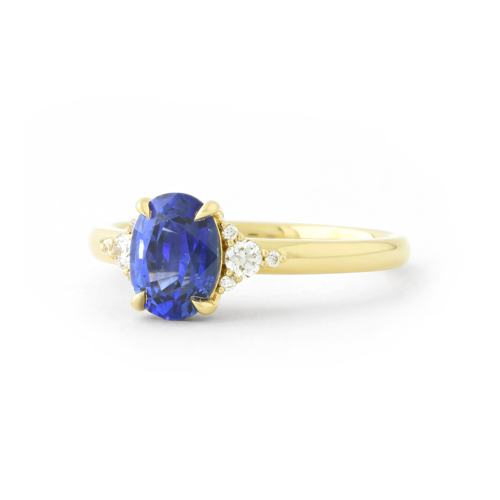 Baxter Moerman Maddie Ring with Blue Sapphire