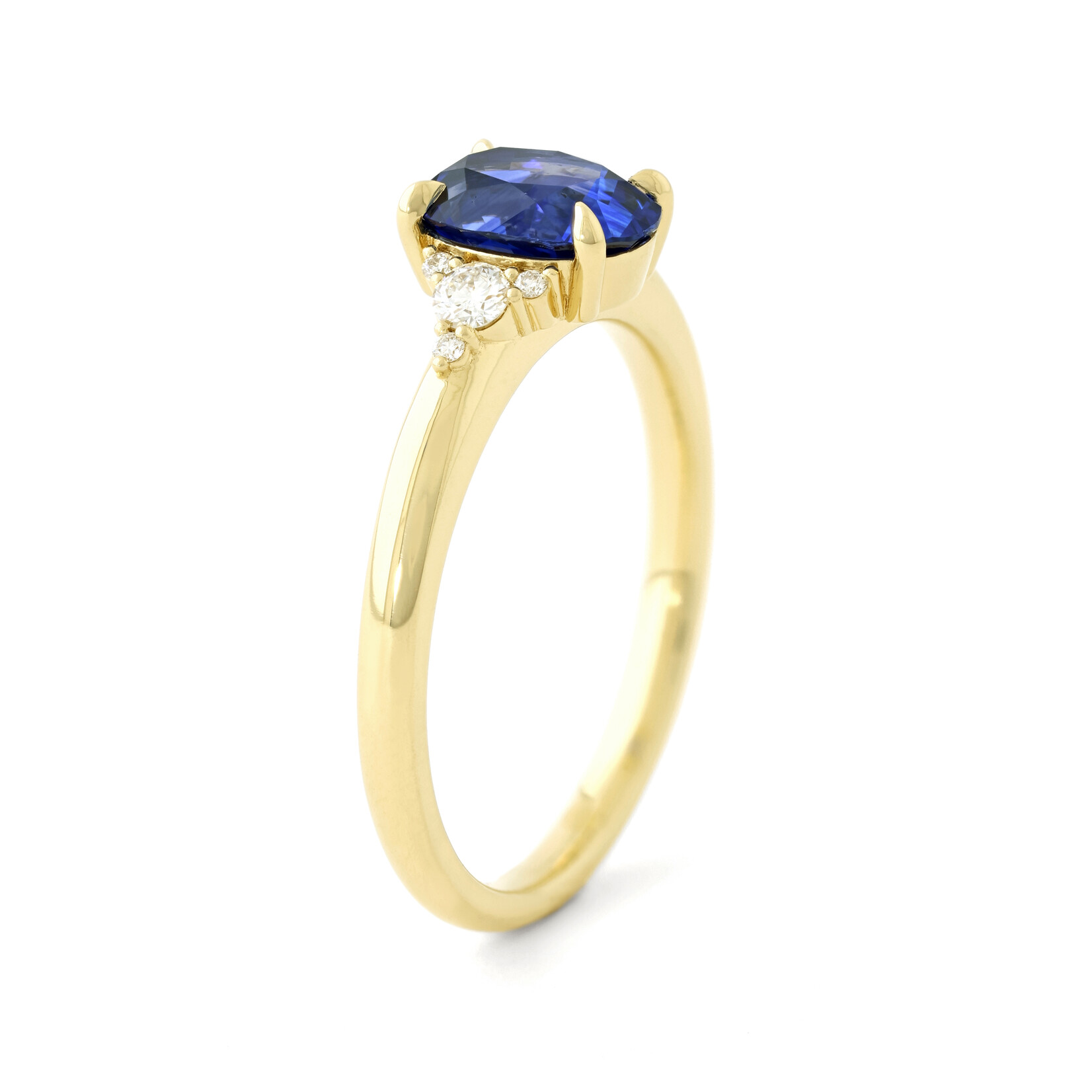 Baxter Moerman Maddie Ring with Blue Sapphire