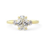 Baxter Moerman Riley Engagement Ring with Oval Diamond