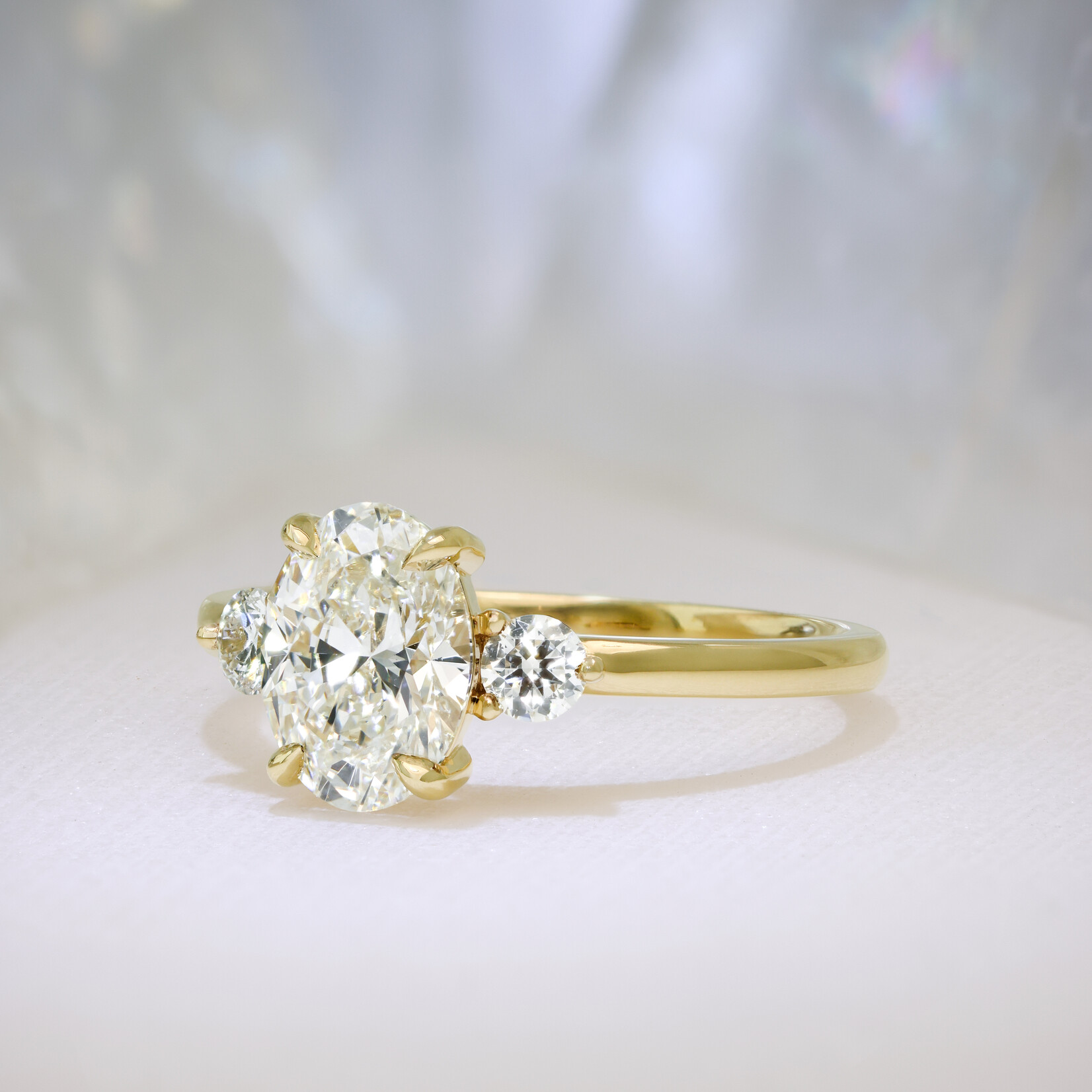 Baxter Moerman Riley Engagement Ring with Oval Diamond