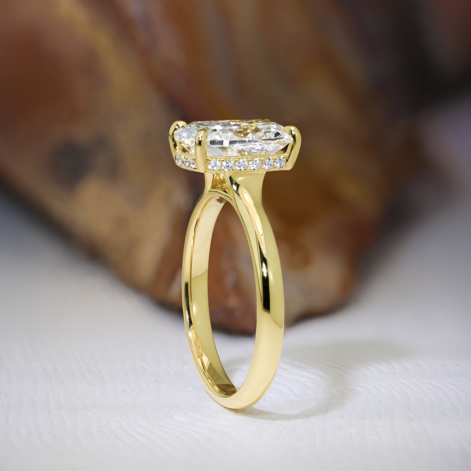 Baxter Moerman Gwen Ring – 3.09ct Elongated Cushion Lab-Grown Diamond