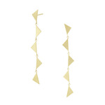 Baxter Moerman Angular Drop Earrings 18K Yellow