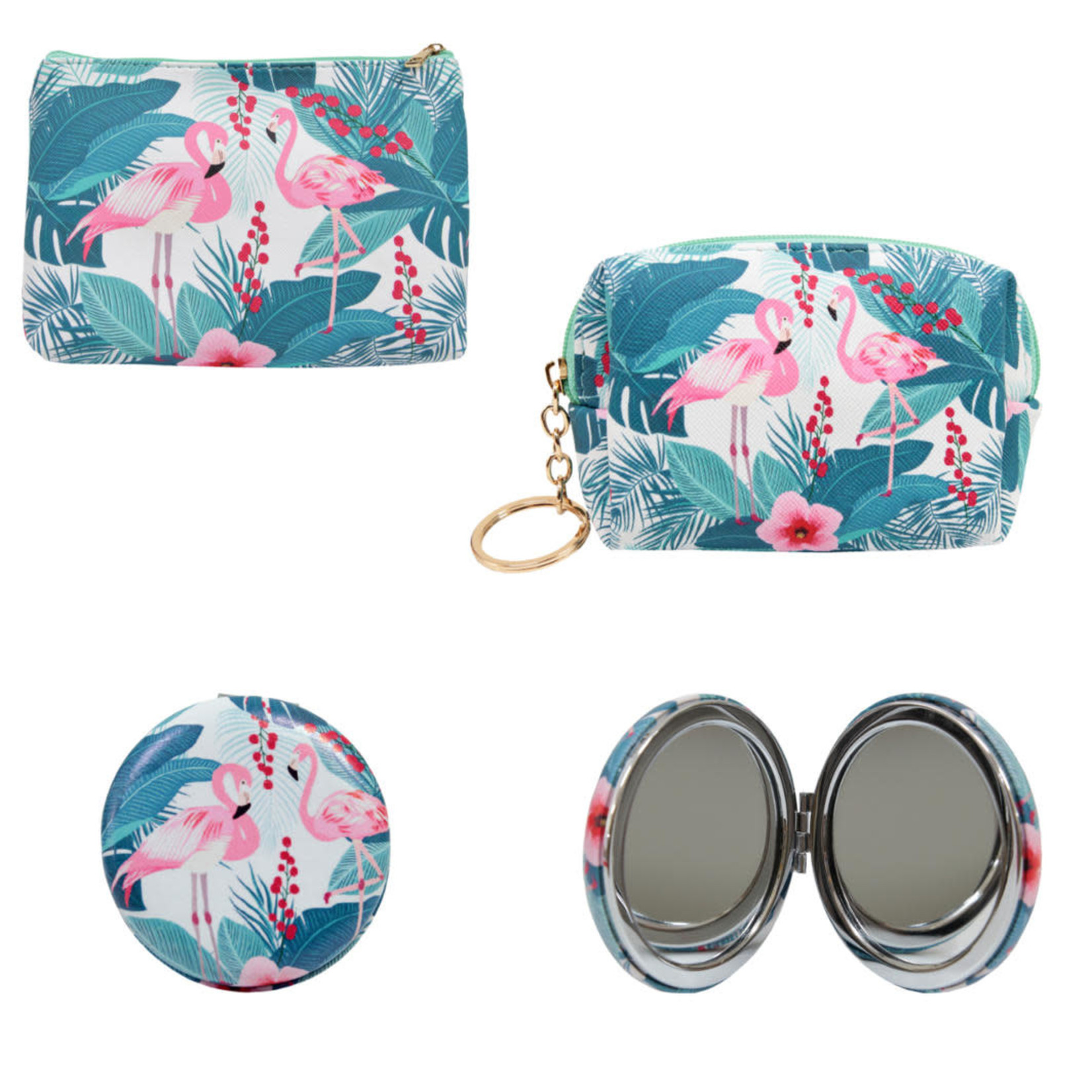 Sassy Duck Sassy Duck Flamingo Cosmetic Bag