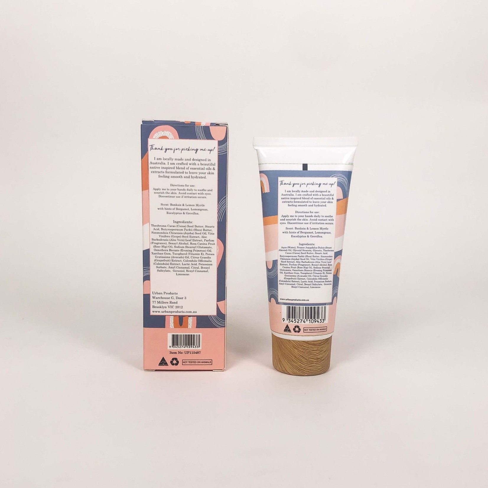 Just Be Happy Hand Cream - Banksia & Lemon Myrtle - 100ml
