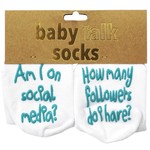 Baby Talk Socks - Social Media Baby