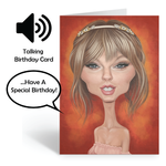 Loudmouth Talking Card - Taylor Swift