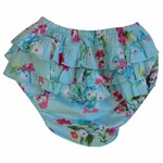 Linens Unlimited Ariana Blue Cotton Frilly Knickers 0-12 M