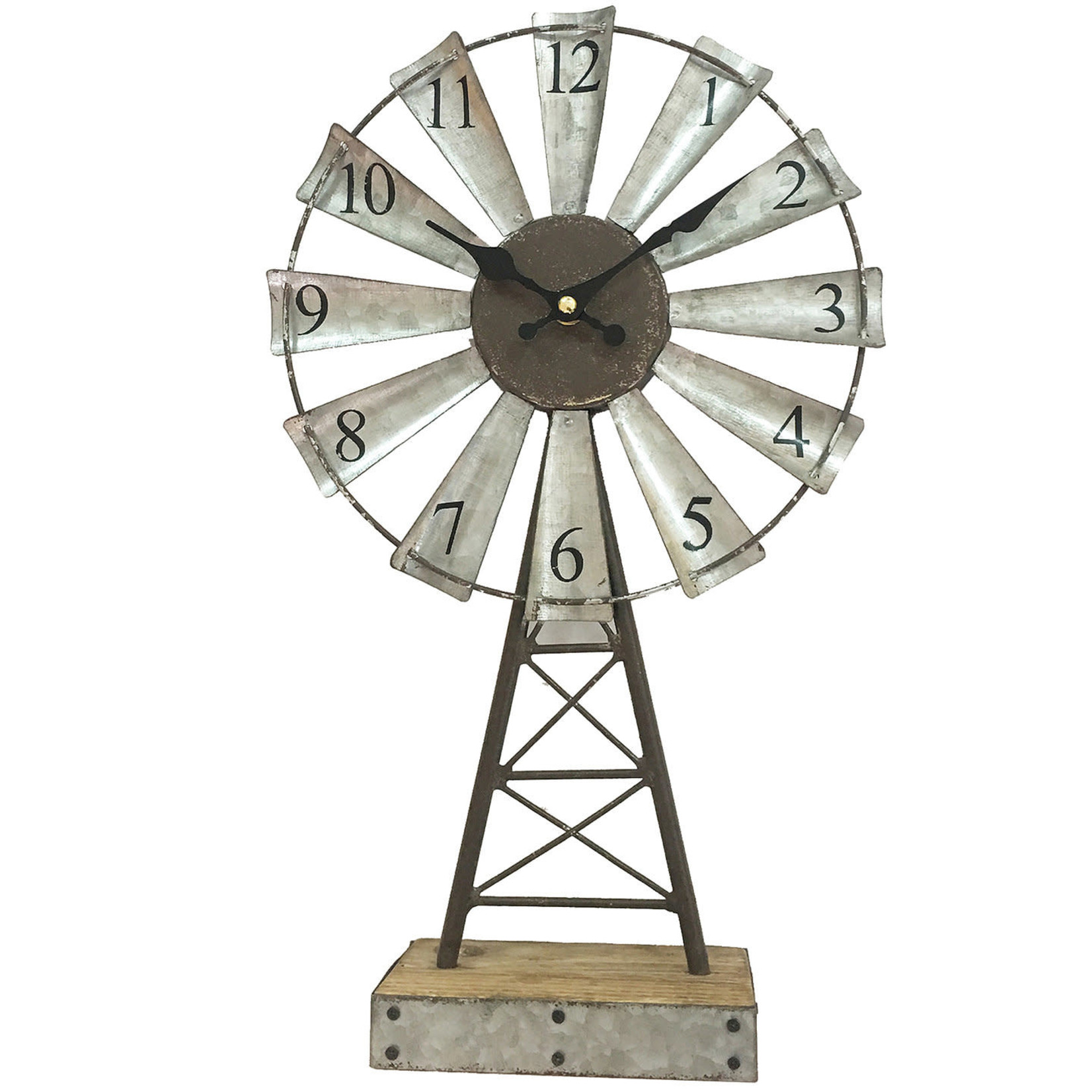 Windmill Table Clock