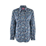 Hard Slog Hard Slog Printed Halfplacket LS Shirt