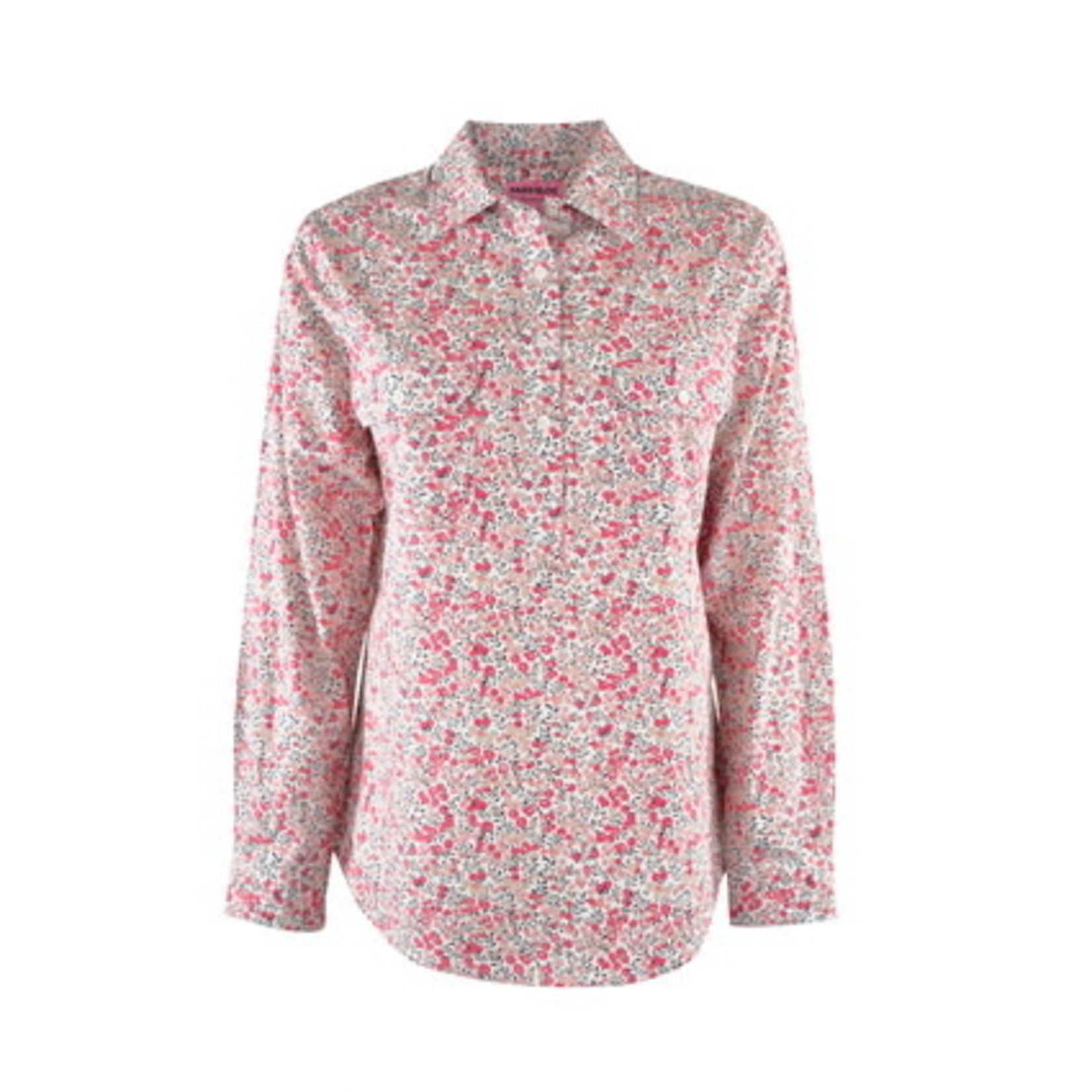 Hard Slog Hard Slog Printed Halfplacket LS Shirt