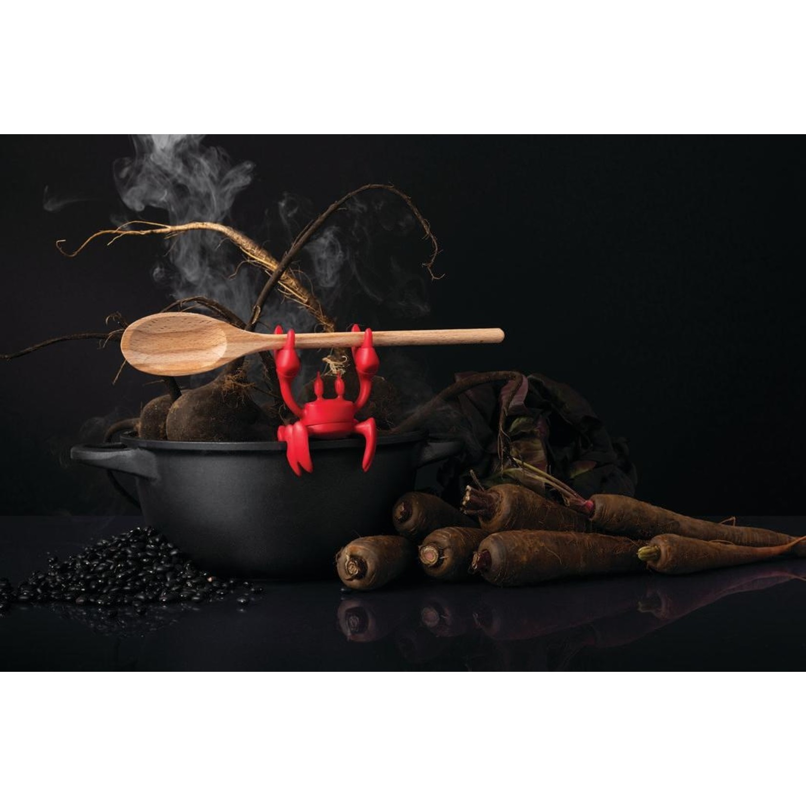 Red Crab - Spoon Holder and Steam Releaser