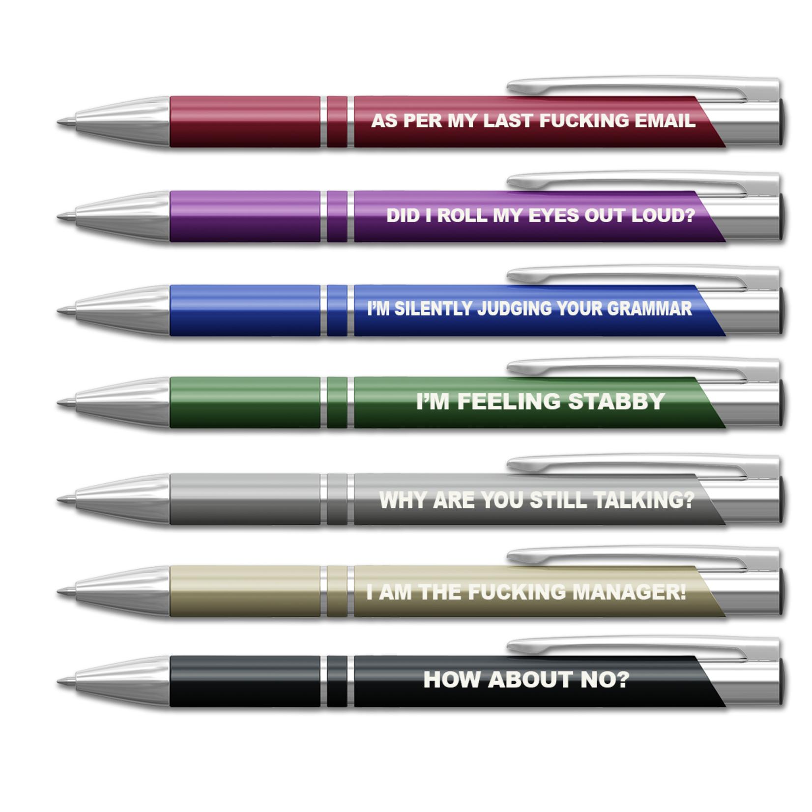 Sweary Pen Packs