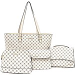 Vera May Vera May Bailey Vegan Bag Set/4 - Avail Brown & Beige