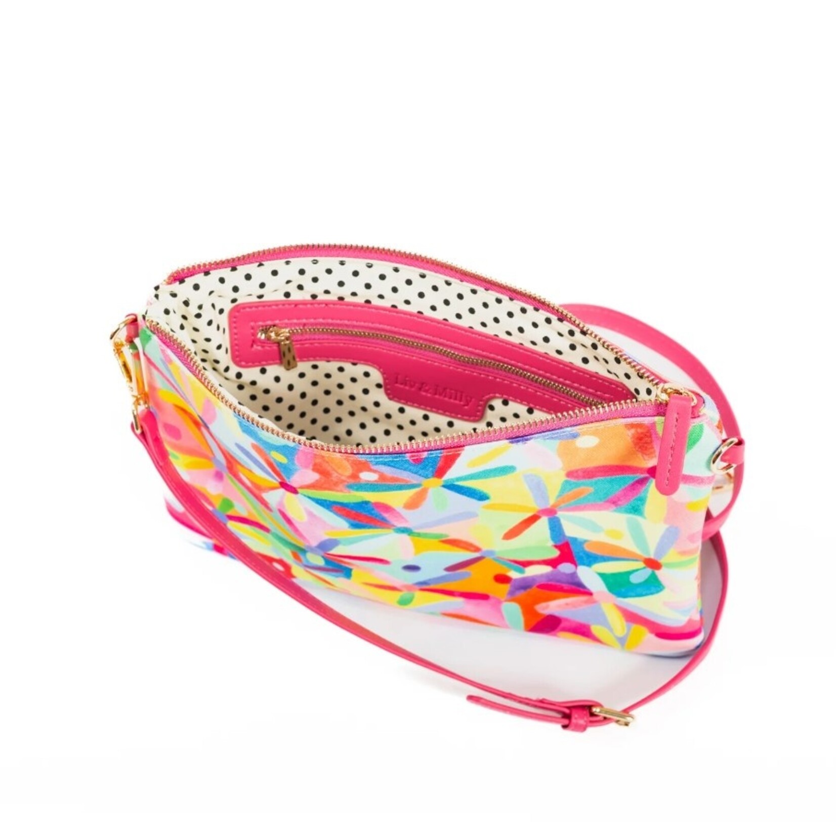 Liv & Milly Liv & Milly Large Crossbody Bag - Assorted Prints