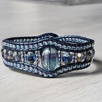 Purple Haze Fluorite Bracelet