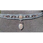 Slate Grey Bee Choker