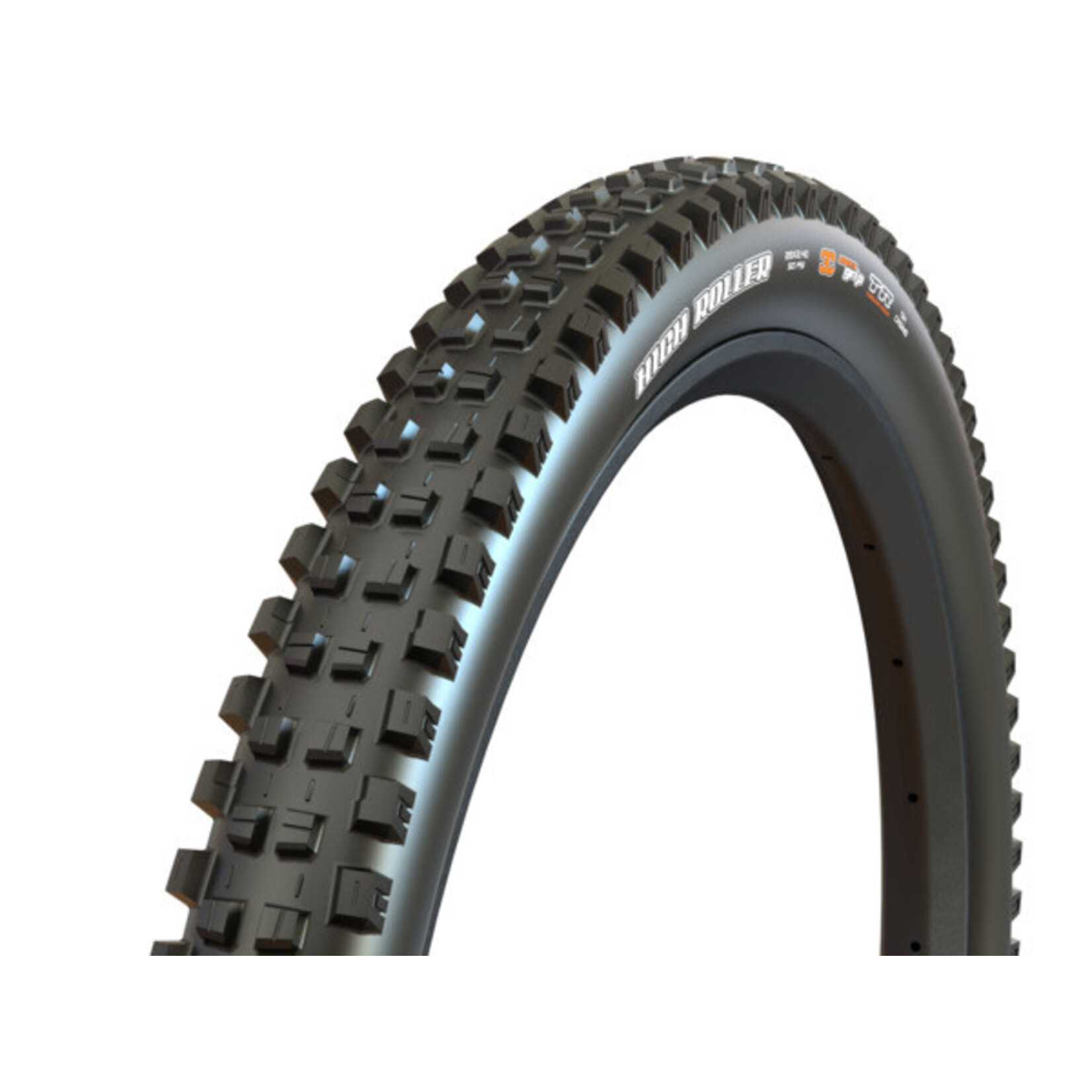 Maxxis, High Roller III, Mountain Tire, 29"x2.40, Folding, 3C Maxx Grip, Double Down, 120x2TPI, Black