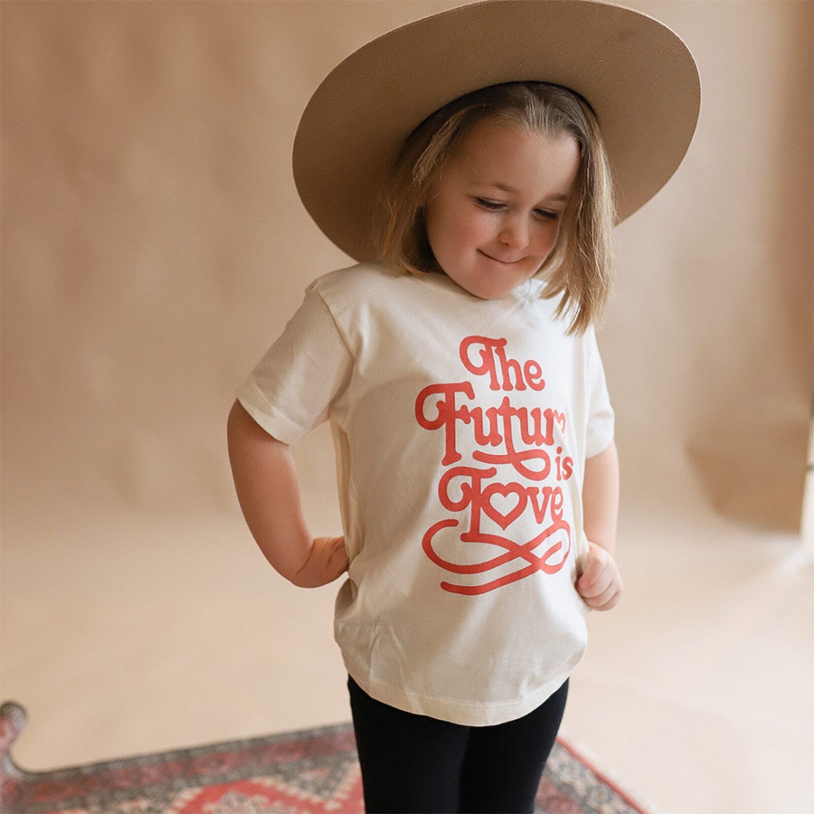 Polished Prints The Future is Love Toddler Tee