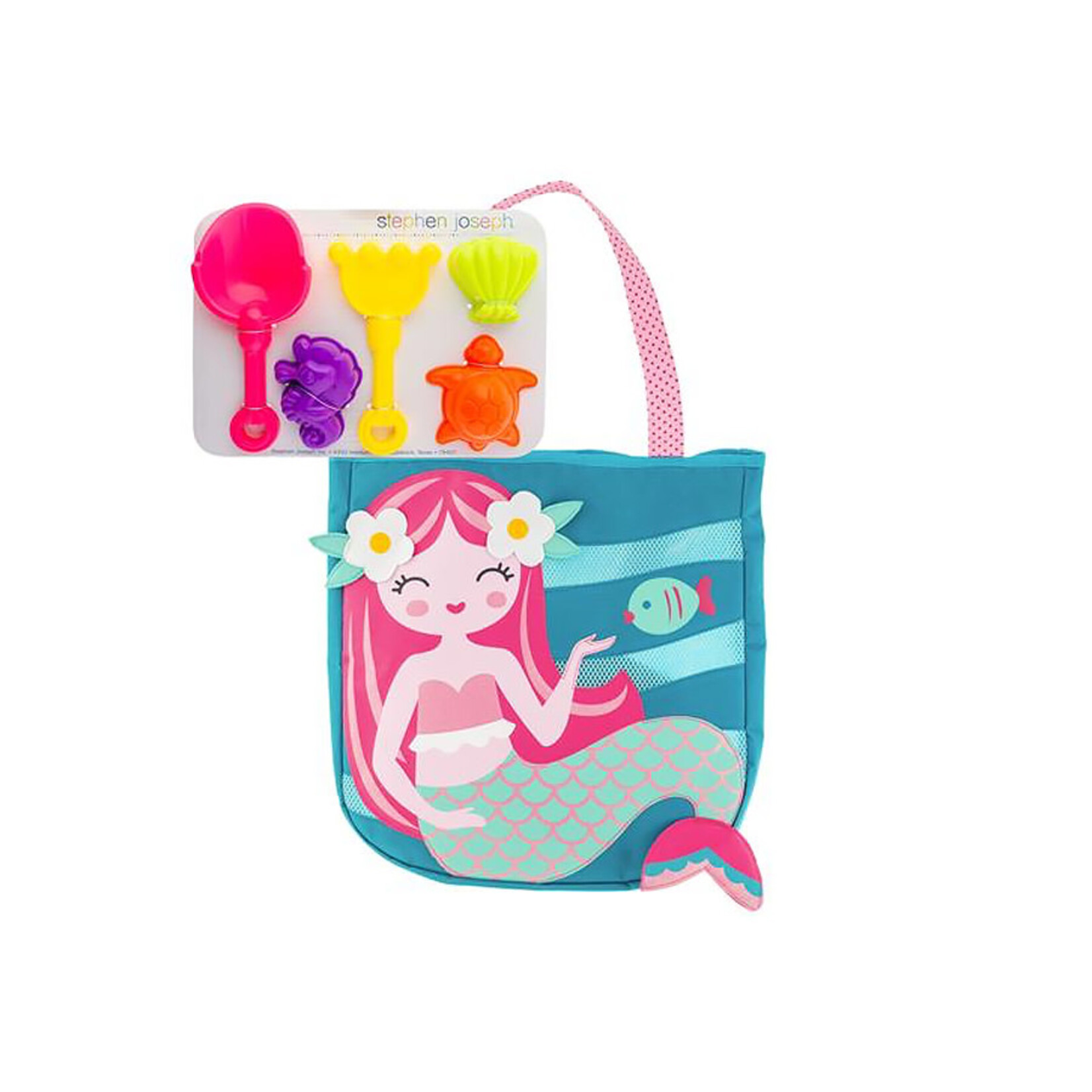 Stephen Joseph Beach Tote w/ Sand Toy Play Set