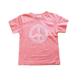 Polished Prints Peace Floral Toddler Tee