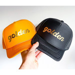 Mothersun and the Captain Youth Golden Trucker Hat