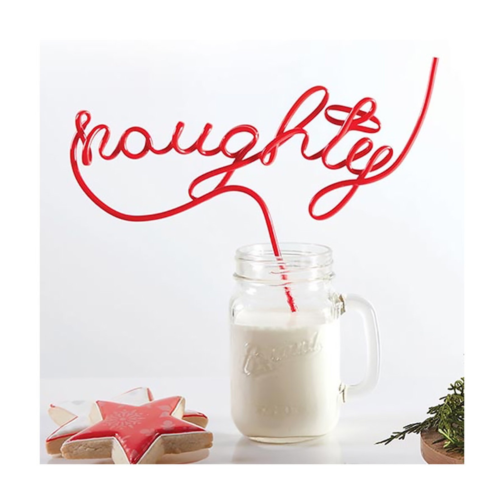 Creative Brands Holiday Word Straw