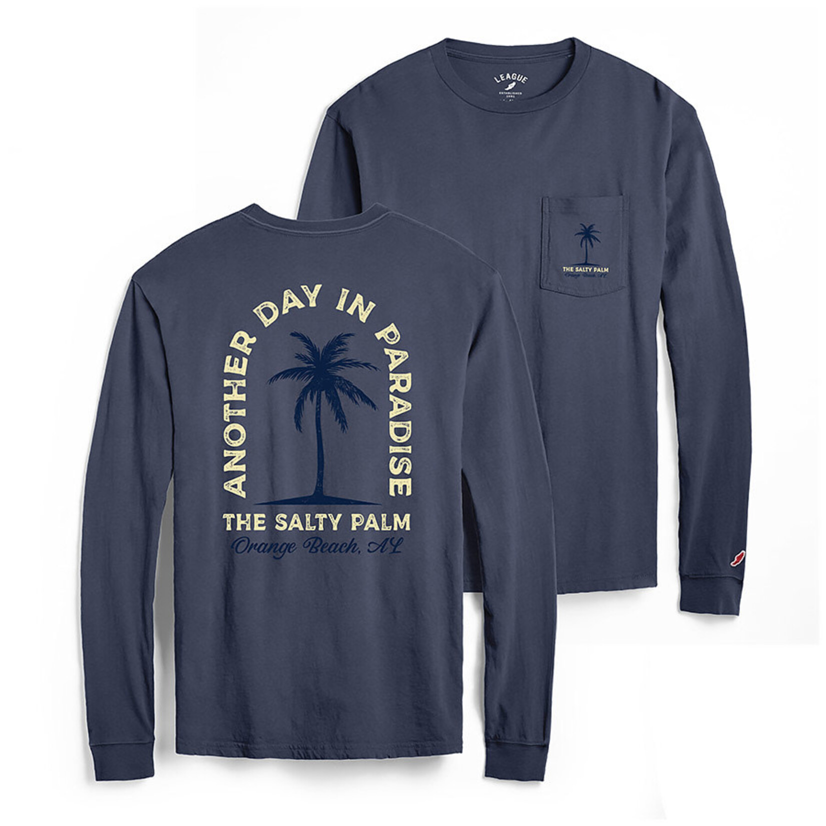 L2 Brands Day in Paradise Long Sleeve Pocket Tee